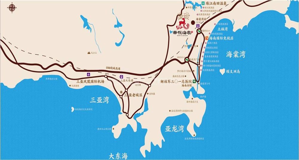 华悦海棠区位图