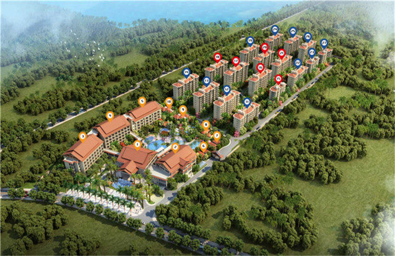 金地水木海棠鸟瞰图