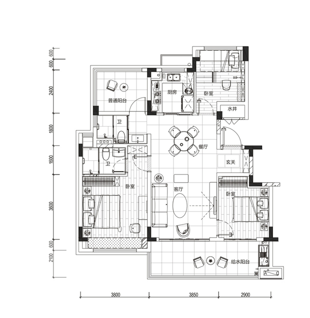 161215114052001378892.jpg 107㎡ 3+1房.jpg