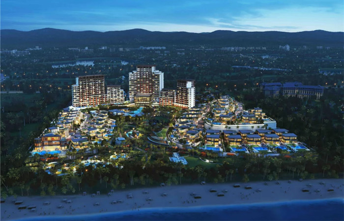 海棠湾君御鸟瞰图