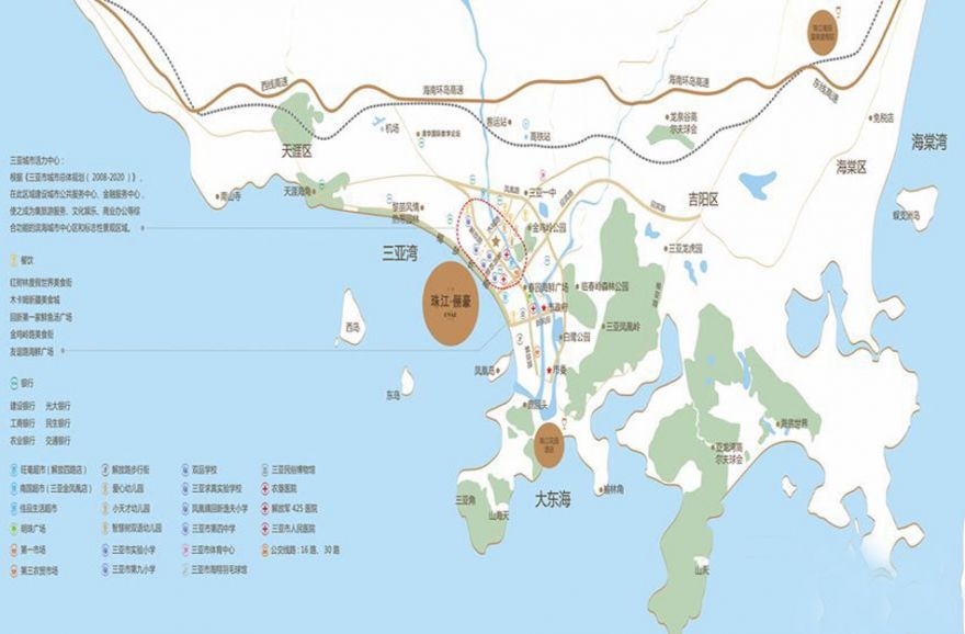 珠江俪豪交通图 珠江俪豪交通图