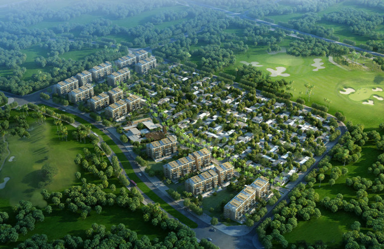 国家海岸保利海棠湾鸟瞰图 国家海岸保利海棠湾鸟瞰图