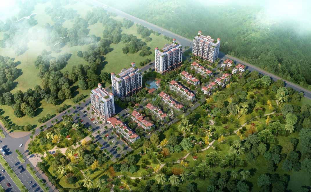 津蘭山水御墅鸟瞰图